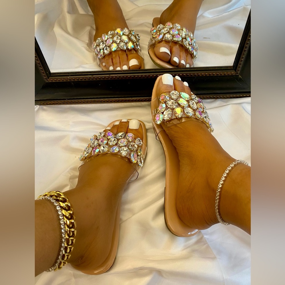 Emory🧡💙💜💛Chunky Jewel Sandal